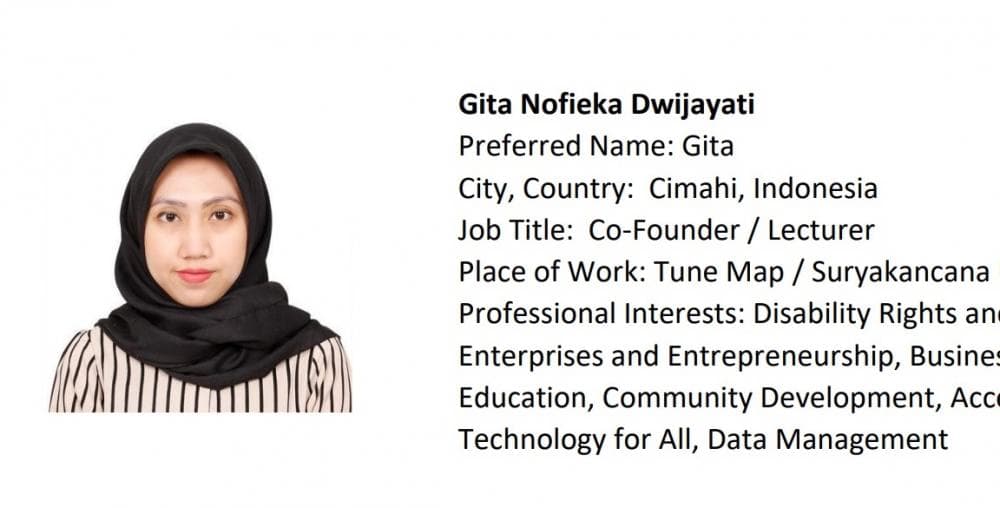 Gita Nofieka Dwijayati Dosen Faster Universitas Suryakancana Terpilih sebagai Peserta Beasiswa Program YSEALI PFP Amerika Serikat untuk Membangun Ekonomi di Asia Tenggara